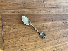 Goldfield Nevada STERLING  SPOON WITH GOLD PAN, PICK & SHOVEL picture