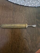 Antique Ornate Snuff Spoon With Hidden Compartment picture