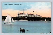 New Castle NH-New Hampshire, Hotel Wentworth, Antique, Vintage Souvenir Postcard picture