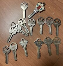 Lot Of 15 Assorted Keys Kwikset,Defiant,Hy-Ko,Hillman,Axcess picture