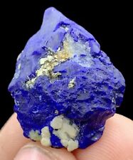 46 Cats Beautiful Natural Rare Deep Blue Lazurite  With Pyrite Specimen- AFG picture