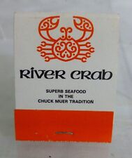 Vintage Matchbook - River Crab - Superb Seafood - Restaurant - St Clair Michigan picture