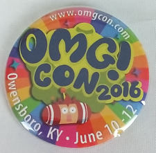Omg Con 2016 Owenboro Ky June 10-12 Pinback Button picture