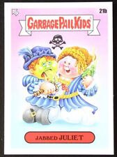 2022 Topps Jabbed JULIET Garbage Pail Kids #21b Sticker Trading Card picture