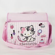 Charmmy Kitty Messenger Bag Pink Stripe Cosmetic Theme 13