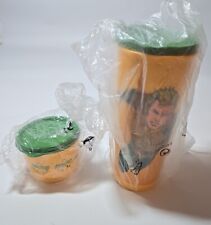 New Tupperware Justice League-Aquaman  16 oz tumbler And snack cup picture