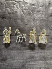 Plastic Glitter Nativity Figures for Crafting picture