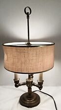 Vintage Stiffel 3 Arm Candle Antique Brass Desk Lamp Candelabra USED CONDITION  picture