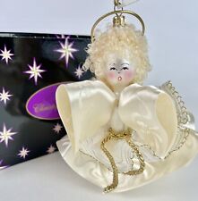 Christopher Radko 1998 Herald Song Cream Gold Angel Ornament 98-076-0 Christmas picture