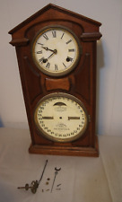 Vintage Late 1800's Ithaca Calendar Clock #9 -Semi Functional Needs Restoration picture