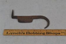 antique tool handforge draw knife with hook ?? early rare original 18th 19th c  picture