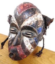 RARE Polychrome African Authentic Old KUBA MASK from DRC [Boston Primitive] LOOK picture