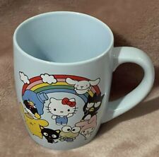 Silver Buffalo Sanrio Hello Kitty and Friends Rainbow Jumbo Curved Ceramic Mug, picture