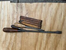 VINTAGE LOT OF PERFECT SCREWDRIVERS LENOX & MORE. FOLDABLE WOOD RULERS TOO  picture