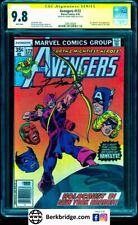 AVENGERS 172 CGC 9.8 SS GEORGE PEREZ WHITE PAGES 6/78 💎 1 of only 6 SIGNED picture