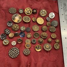 Antique Vintage Lot of TWINKLE, Picture, Cut Steel Buttons picture