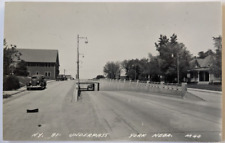 Highway 81 Underpass YORK Nebraska RPPC Vintage Real Photo Postcard 1940s A7 picture
