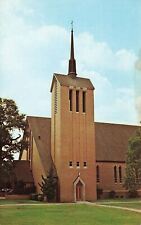 Vintage Postcard Emanuel's Lutheran Church Seguin Texas color photo cross  picture