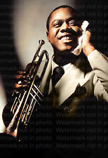 Louis Armstrong 13X19 RARE COLOR POSTER Photo 1902 picture