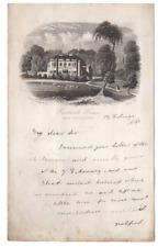 John Lee Signed Letter 1860 / Autographed Astronomer Hartwell House Observatory picture