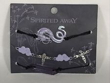 Studio Ghibli Spirited Away Haku 3 Piece Lilac Cord Bracelet Set picture