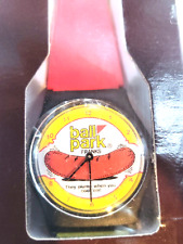 Vintage Ball Park Franks Watch Red & Yellow Band Plump When You Cook Them picture