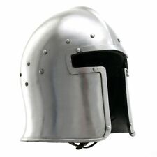Medieval Open Face Armour Helmet Battle Warrior halloween Steel Helmet replica picture