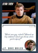 2020 Star Trek The Original Series Archives and Inscriptions Lt. Dave Bailey #17 picture
