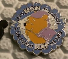WOW 2022 DISNEY LETS BEGIN TAKING A SMALLISH NAP, WINNIE THE POOH MYSTERY PIN picture
