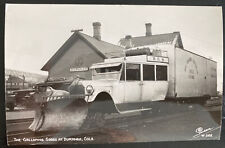 Mint Usa Real Picture Postcard Galloping Goose Unique Train On At Durango Co picture