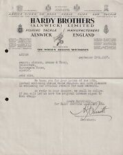 1937 HARDY BROTHERS, Alnwick, Fishing Tackle Manufacturers, to GV & HRH P of W. picture