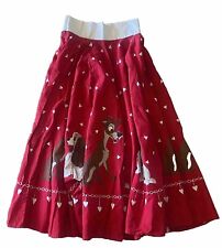 Vintage Original Collector's 1950s Disney Lady and the Tramp Novelty Swing Skirt picture