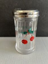 ANTIQUE RED CHERRY.... SUGAR DISPENSER...6.5 INCHES TALL picture