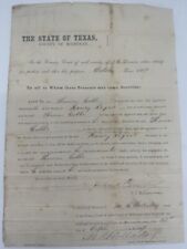 1869 Document McLennan County  Waco Texas Court Estate Probate Rogers Cobbs picture