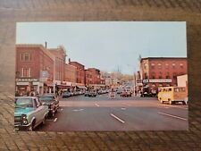 Postcard MA Massachusetts Southbridge Worcester County Main Street Downtown View picture