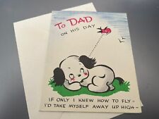 1940’s Unused Greeting Card Volland Father’s Day picture