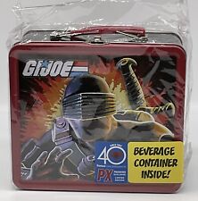 G.I. Joe Stormshadow & Snake Eyes PX Lunchbox & Beverage Container Tin Titans picture