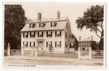 Salem Massachusetts RPPC c1930's Ropes Mansion, Colonial residence, home picture