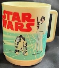 Vintage STAR WARS 1977 DEKA Plastic Mug Cup  - #269 - 20th Century Fox picture