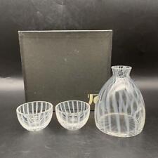 Sake Sets Japan Japan Creative Glass Sake Bottle And 2 Choko Cups picture