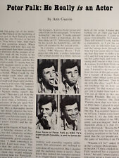 Vintage Article PETER FALK He really IS an actor picture