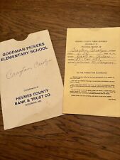 GOODMAN PICKENS Holmes County (MS) Elementary School REPORT CARD 1985 EX FS picture