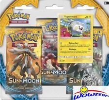 POKEMON TCG SUN & MOON Base BLISTER Pack-TOGEDEMARU Promo,Coin,3 Booster Pack picture