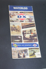vintage 1969 DX Sun Oil Waterloo Iowa road map Sunoco picture