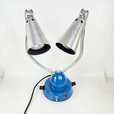 Mid Century Dyna-Lume Scientific Instruments Dual Control Lamp MCM Blue Light picture