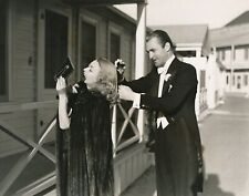 1938 CONSTANCE BENNETT & BRIAN AHERNE Candid Film Break  PHOTO  (173-m) picture