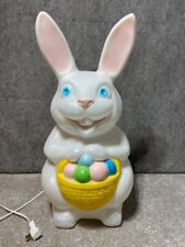 Vintage 22in Empire Easter Bunny Blow Mold Light Up picture