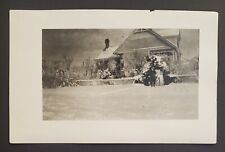 RPPC A Woman Standin in Front of House 1916 D. Perry Evans Portland Oregon picture
