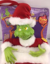 Dr Suess Grinch Christmas Musical Singing Stocking with Original Packaging Card picture