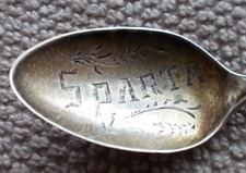GREECE STERLINGSPOON 'SPARTA' DATED 7/13/1914 ANTIQUE COLLECTABLE ANCIENT GREECE picture